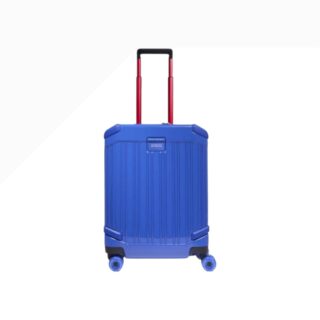 Piquadro Pop Βαλίτσα Καμπίνας Slim 55cm Μπλε