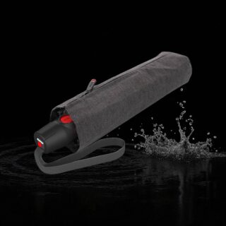 Knirps T.200 Ομπρέλα T.Series Αυτόματη Μαύρη Melange