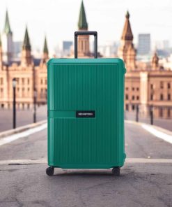 Securitech by Delsey Μεγάλη Βαλίτσα 76 cm Stone Green