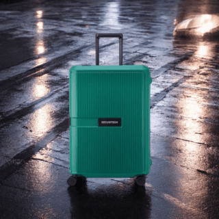 Securitech by Delsey Βαλίτσα Μεσαία 66.5cm Stone Green