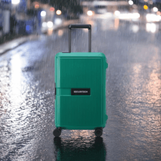 Securitech Delsey Βαλίτσα Καμπίνας 55cm Stone Green