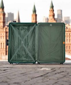 Securitech by Delsey Μεγάλη Βαλίτσα 76 cm Stone Green