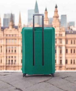 Securitech by Delsey Μεγάλη Βαλίτσα 76 cm Stone Green