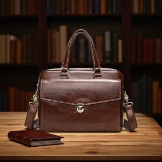 Cardinal Δερμάτινος Ανδρικός Χαρτοφύλακας 5100 Καφέ