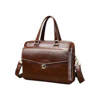 Cardinal Δερμάτινος Ανδρικός Χαρτοφύλακας 5100 Καφέ