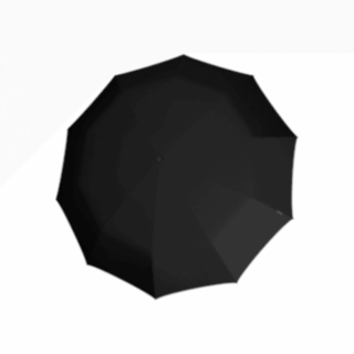 Knirps S.770 Μαύρη Ξύλινη Λαβή Αυτόματη Ομπρέλα