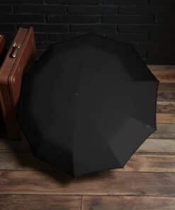 Knirps S.770 Μαύρη Ξύλινη Λαβή Αυτόματη Ομπρέλα