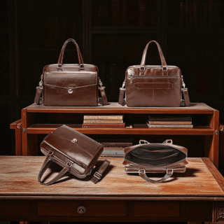 Cardinal Δερμάτινος Ανδρικός Χαρτοφύλακας 5100 Καφέ