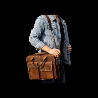 Cardinal Δερμάτινος Χαρτοφύλακας 7212 Oil Red Brown