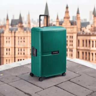 Securitech by Delsey Μεγάλη Βαλίτσα 76 cm Stone Green