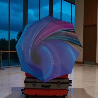 Knirps T.200 Ομπρέλα Αυτόματη Tornado Μπλε