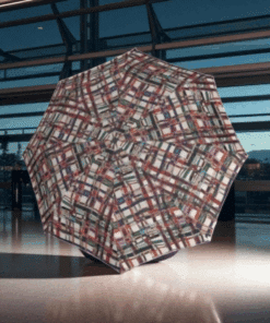 Knirps T.200 Ομπρέλα Αυτόματη Ribbon Πολύχρωμη