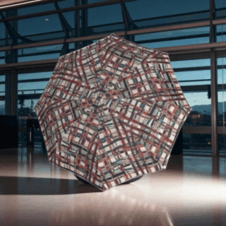 Knirps T.200 Ομπρέλα Αυτόματη Ribbon Πολύχρωμη