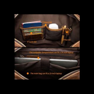 Cardinal Δερμάτινος Χαρτοφύλακας 7212 Oil Red Brown