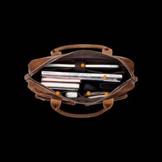 Cardinal Δερμάτινος Χαρτοφύλακας 7212 Oil Red Brown