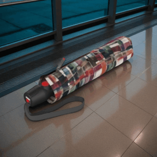 Knirps T.200 Ομπρέλα Αυτόματη Ribbon Πολύχρωμη