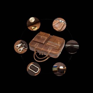 Cardinal Δερμάτινος Χαρτοφύλακας 7212 Oil Red Brown