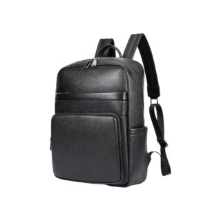 Cardinal Επαγγελματικό Δερμάτινο Σακίδιο Πλάτης 2305 Μαύρο