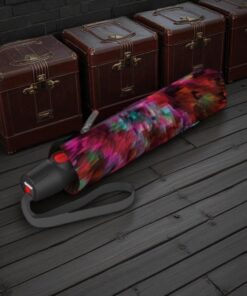 Knirps T.200 Ομπρέλα Αυτόματη Peacock Red Κόκκινο