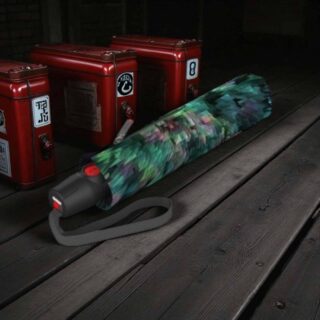 Knirps T.200 Ομπρέλα Αυτόματη Peacock Green Πράσινη