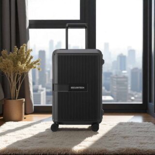 Securitech by Delsey Βαλίτσα Μεσαία 66.5 cm Stone Black