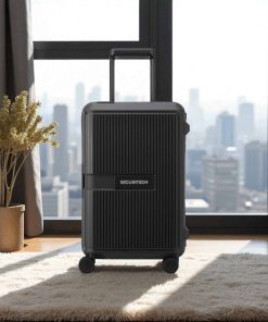 Securitech by Delsey Βαλίτσα Καμπίνας 55 cm Stone Black