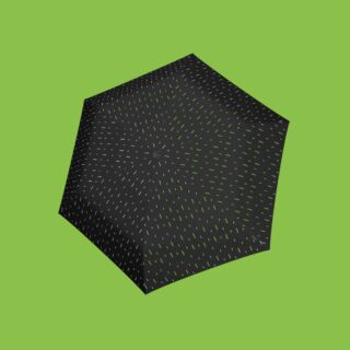 Knirps US.050 Ομπρέλα Ultra Slim Χειροκίνητη Μαύρη 115g