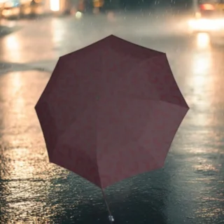 Knirps A.200 Cone Bordeaux Αυτόματη Ομπρέλα