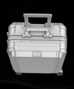 Travelite Next Trolley S Βαλίτσα Καμπίνας Αλουμινίου Ασήμι 39 lt