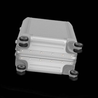 Travelite Next Trolley S Βαλίτσα Καμπίνας Αλουμινίου Ασήμι 39 lt