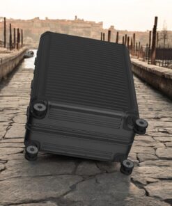 Travelite Next Trolley L Βαλίτσα Μεγάλη Αλουμινίου Μαύρη 100L