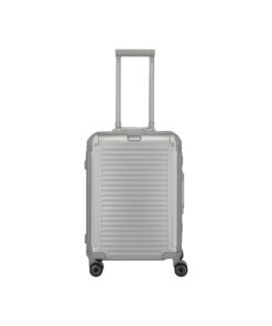 Travelite Next Trolley S Βαλίτσα Καμπίνας Αλουμινίου Ασήμι 39 lt