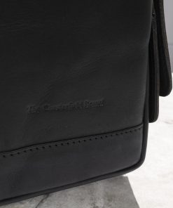 Chesterfield Riga Δερμάτινο Τσαντάκι Crossbody Μαύρο
