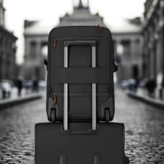 Travelite Briize Trolley Backpack L Μαύρο