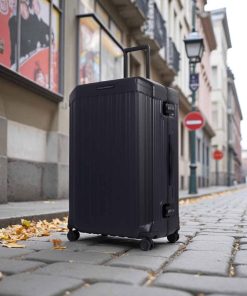 Piquadro Βαλίτσα Μεγάλη 75cm PQ-LM Black/Tobacco