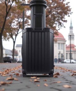 Piquadro Βαλίτσα Μεγάλη 75cm PQ-LM Black/Tobacco