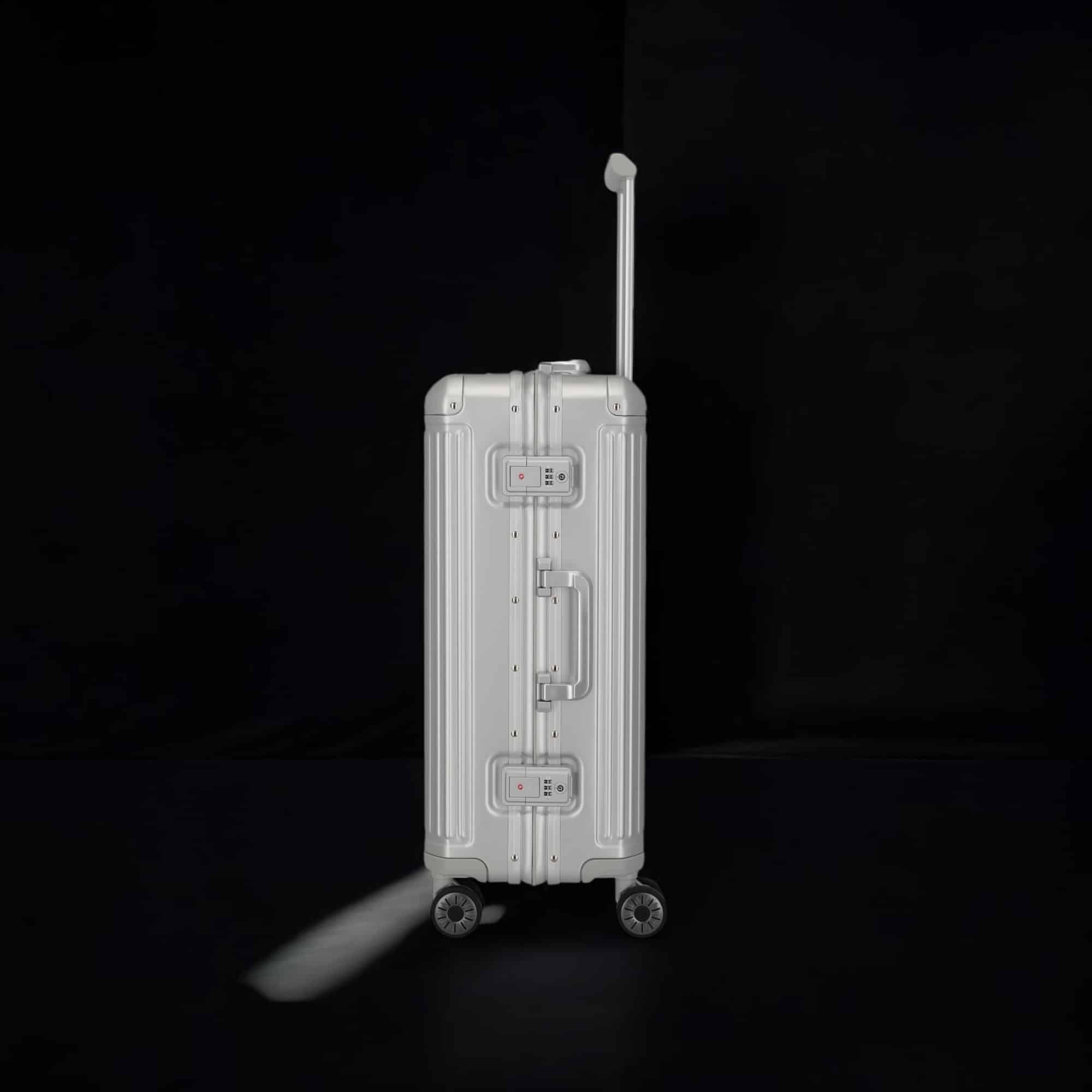 Travelite Next Trolley M Βαλίτσα Μεσαία Αλουμινίου Ασημί 69L