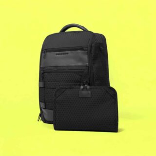 Piquadro Σακίδιο Πλάτης Ταξιδίου W139 Black