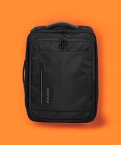 Travelite Crosslite Bordtasche L Μαύρο Expandable 31L