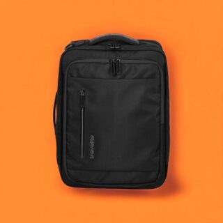 Travelite Crosslite Bordtasche L Μαύρο Expandable 31L