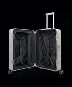 Travelite Next Trolley M Βαλίτσα Μεσαία Αλουμινίου Ασημί 69L