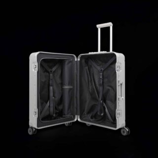 Travelite Next Trolley M Βαλίτσα Μεσαία Αλουμινίου Ασημί 69L