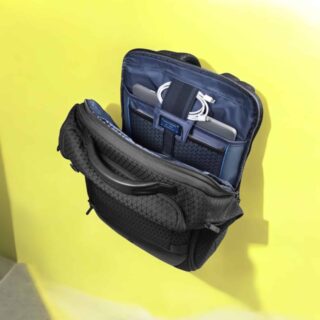 Piquadro Σακίδιο Πλάτης Ταξιδίου W139 Black