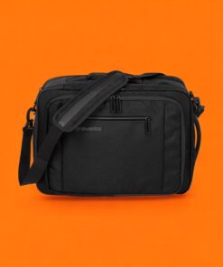 Travelite Crosslite Bordtasche L Μαύρο Expandable 31L