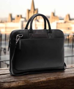 Chesterfield Tilbury Δερμάτινη Τσάντα Laptop Μαύρη