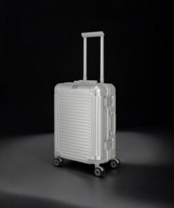 Travelite Next Trolley S Βαλίτσα Καμπίνας Αλουμινίου Ασήμι 39 lt