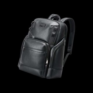 Bopai Δερμάτινο Σακίδιο Πλάτης 33L για Laptop 15,6” Μαύρο