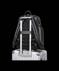 Bopai Δερμάτινο Σακίδιο Πλάτης 33L για Laptop 15,6” Μαύρο