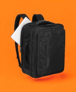 Travelite Crosslite Bordtasche L Μαύρο Expandable 31L