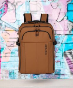 Travelite Briize Trolley Backpack L Καρυδί